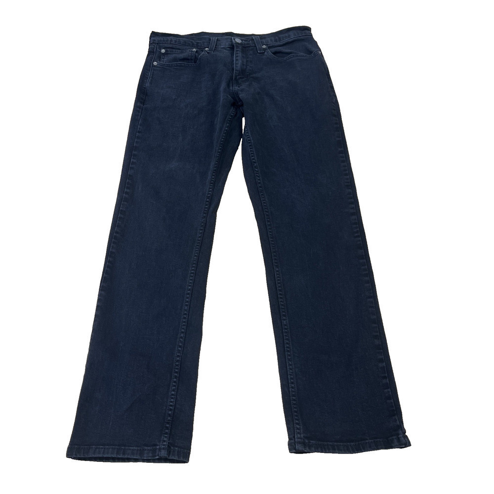Levis 559 Relaxed Straight Jeans Mens 32x34 (32X31) Black Denim Stretch Western